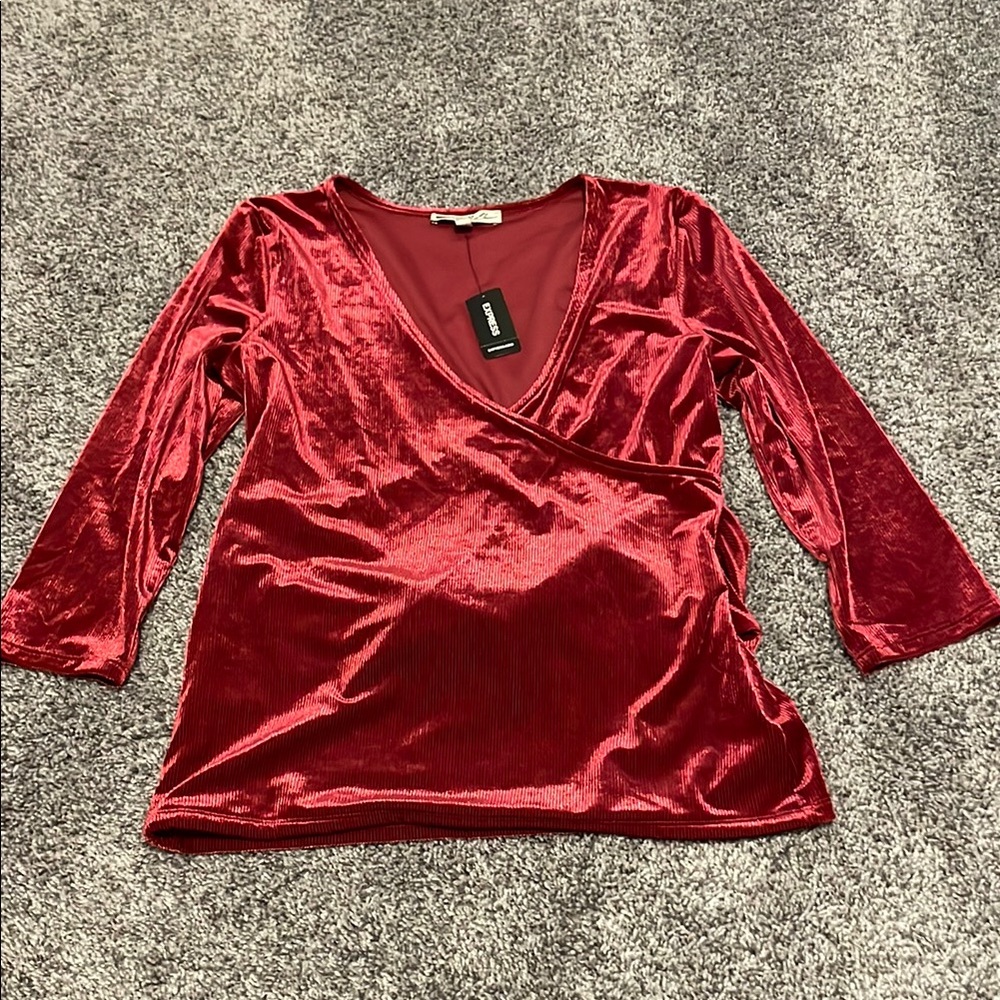 Size medium express holiday top size medium NWT
